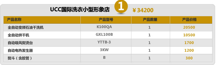 美国UCC干洗店设备价格怎么样？