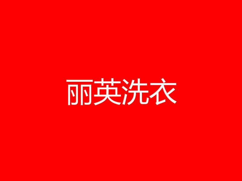 丽英洗衣
