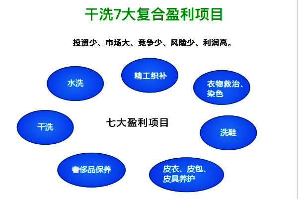 衣奢洗护七大复合盈利项目